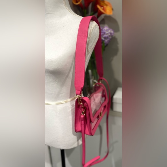 Mail + Lili Jessie Vegan Leather Stadium Crossbody bag - Picture 14 of 15